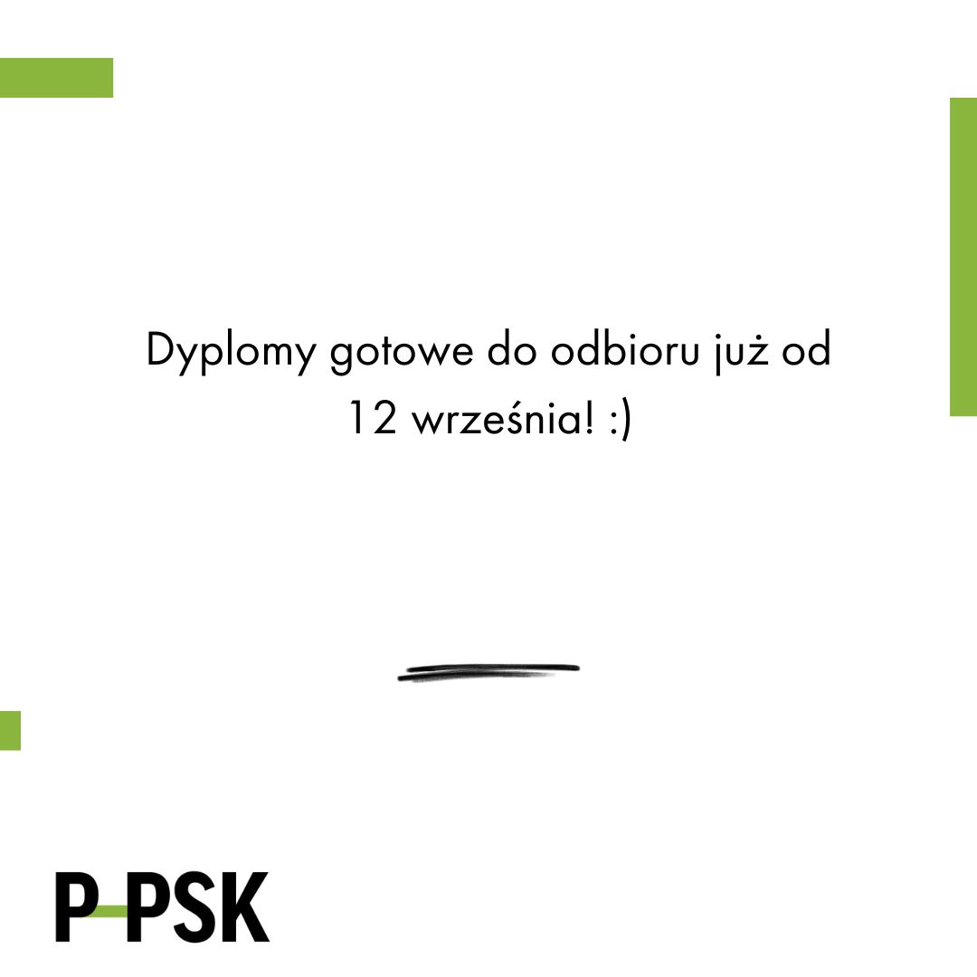 Odbiór dyplomów