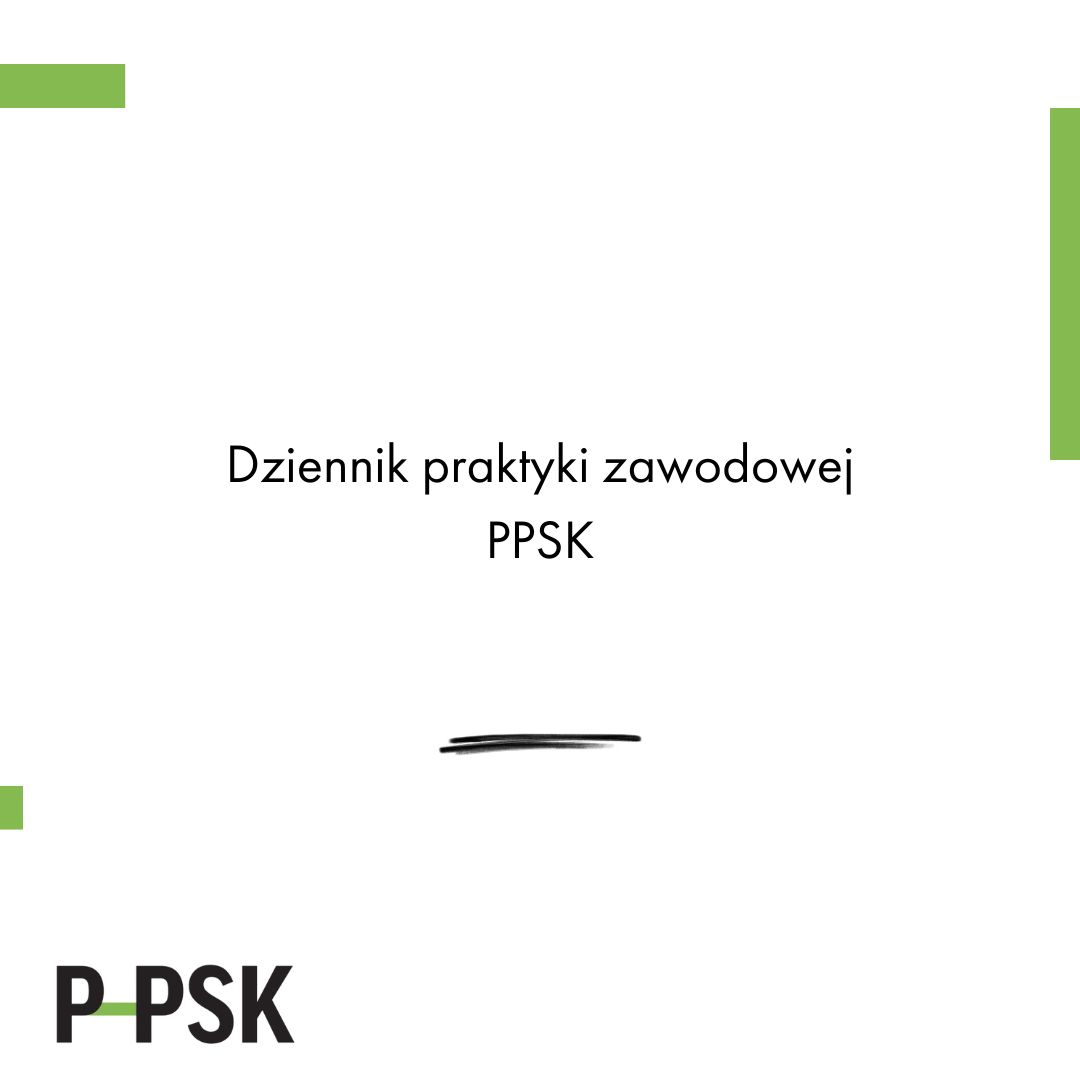 Dziennik praktyki zawodowej PPSK